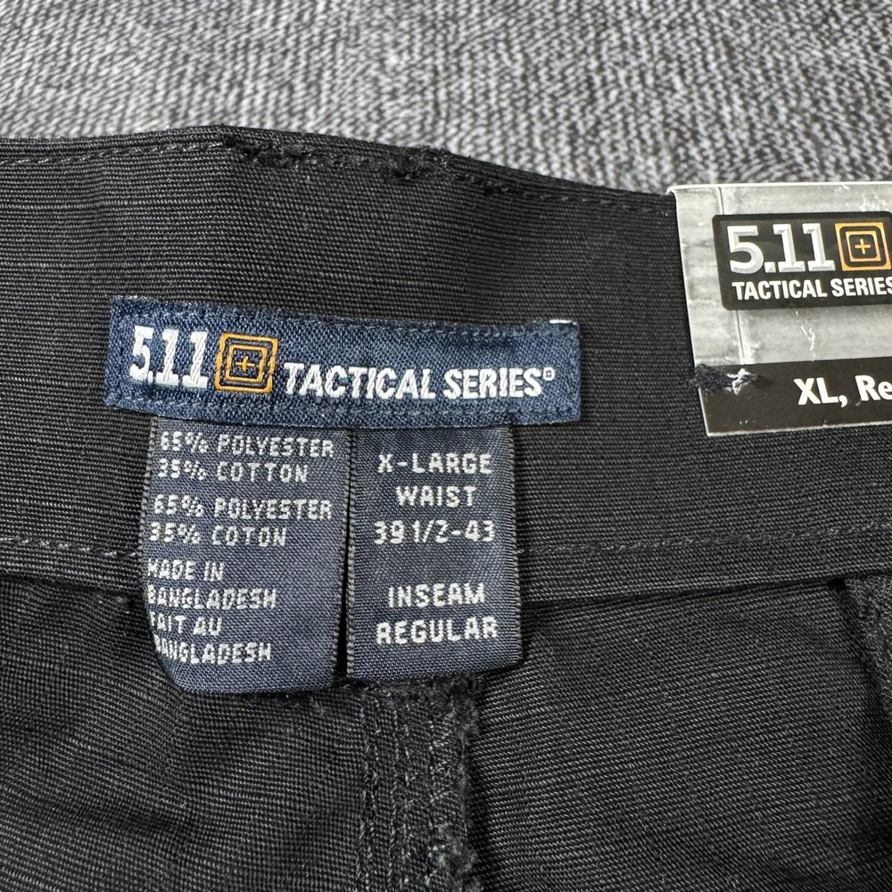 5.11 Tactical Men's Pants Ripstop TDU Relaxed Fit XL Black 74003 - Picture 10 of 16
